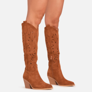 mitsy cut out laser western cowboy boots