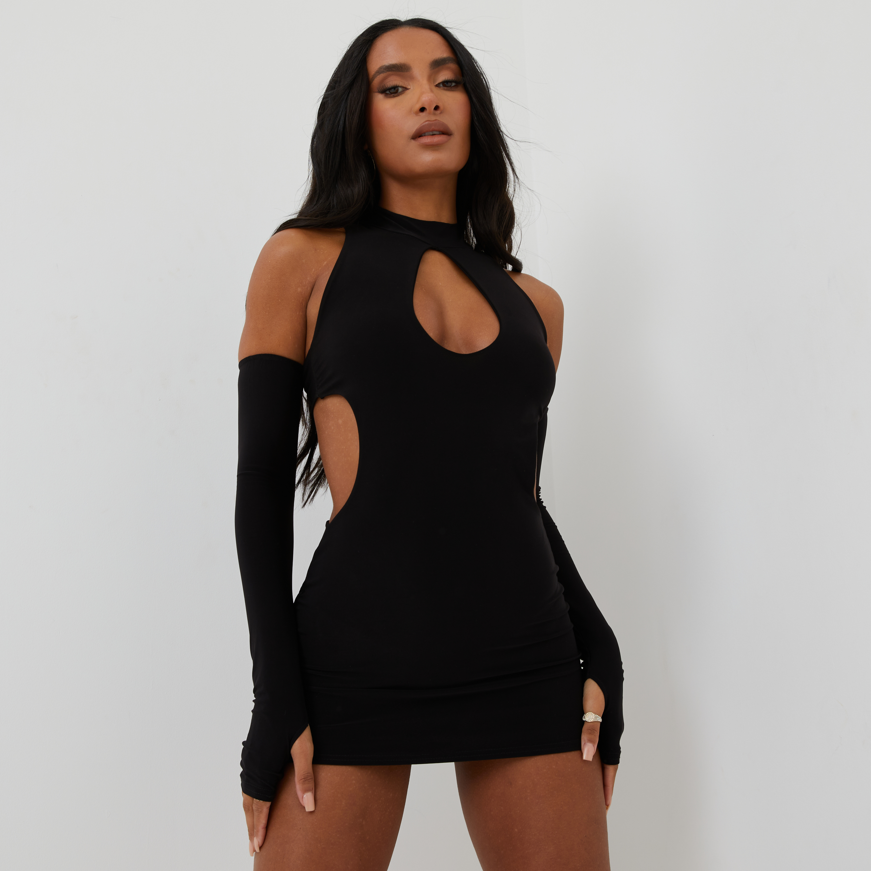 Keyhole bodycon shop dress